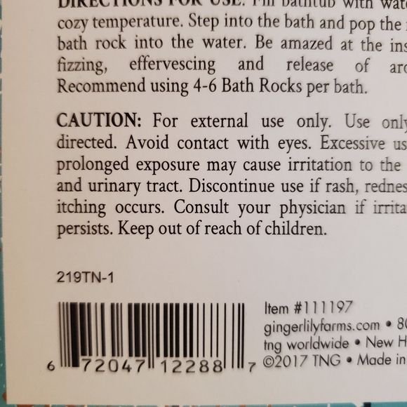 9 count assorted Ginger Lily Farms Fizzy Bath Bombs "It's 5:00 Somewhere" - Picture 3 of 3